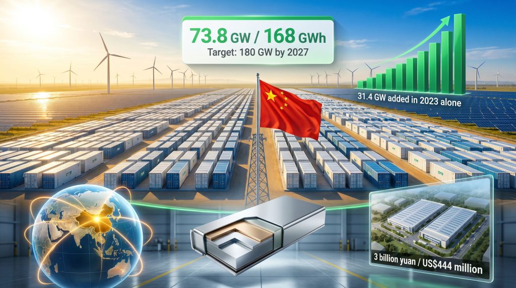 China battery energy storage systems growth infographic