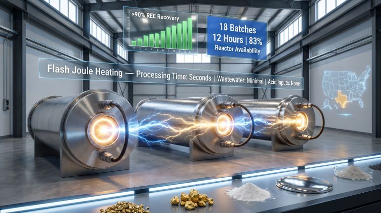 Metallium Flash Joule Heating technology reactors demonstration