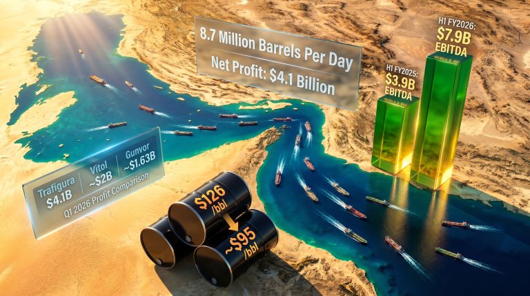 Trafigura profit surge since Hormuz closure map