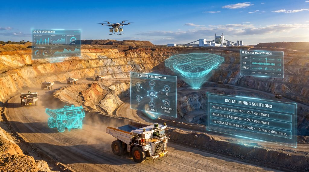 Digital mining solutions in smart quarry operations