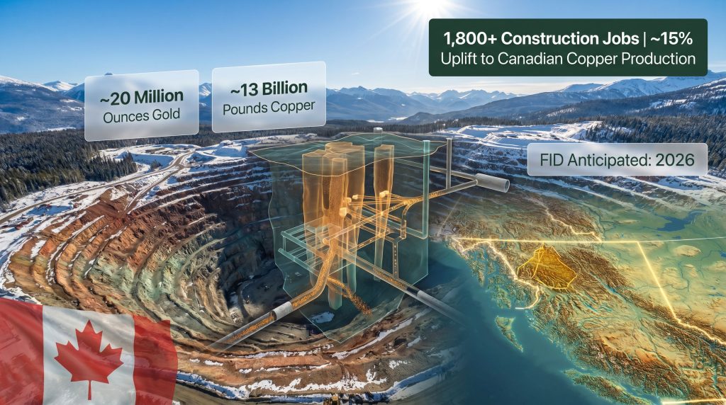 Newmont Red Chris underground expansion approval infographic