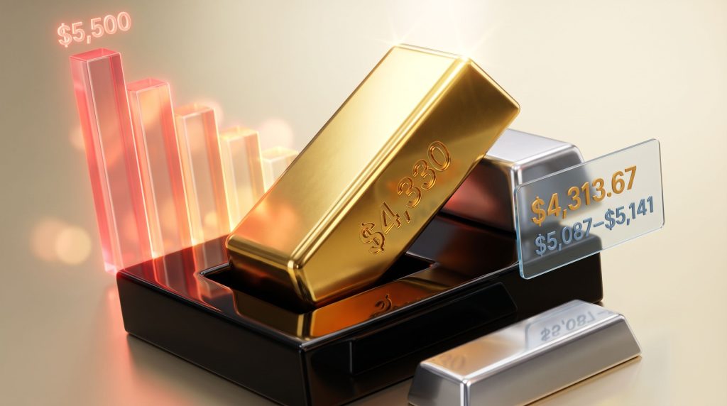 Gold forecast new closing low for gold chart