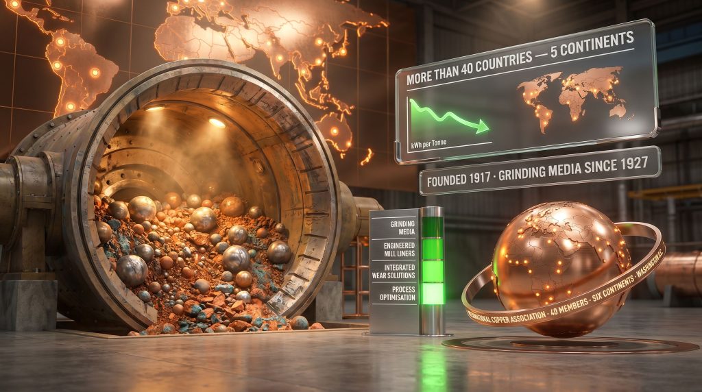 ME Elecmetal joins the International Copper Association global mining image