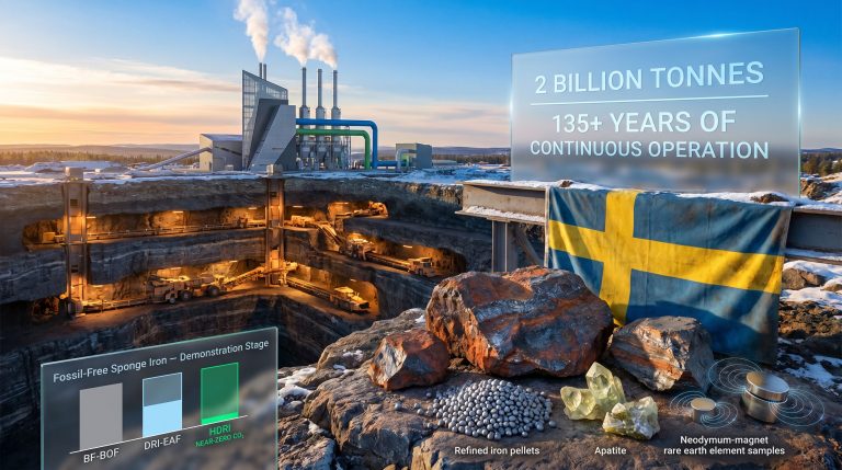 LKAB permit for expanded mining at Malmberget illustration