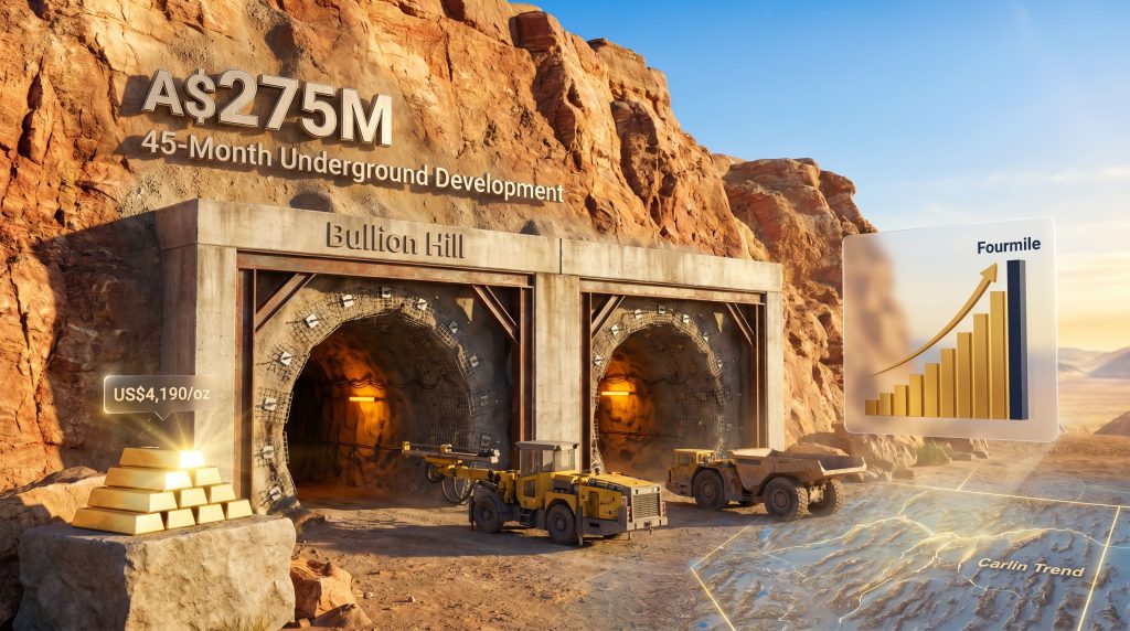 Perenti bags contract to develop Barrick Fourmile underground mine graphic
