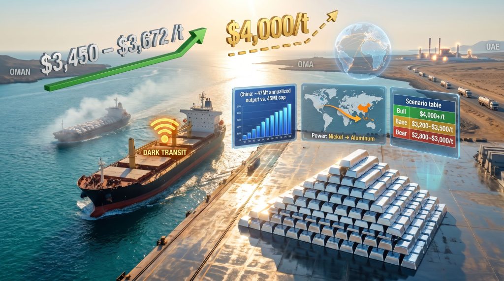 aluminum supply shock in the Middle East shipping disruption