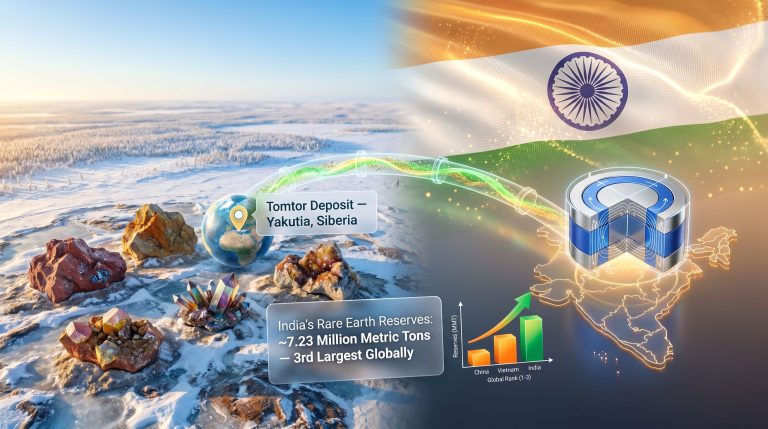 India Rosneft Siberian rare earth reserves infographic
