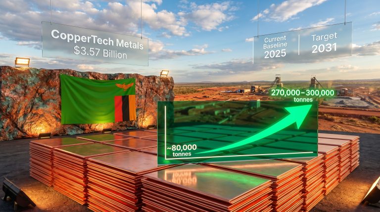 Vedanta Zambia copper expansion plan infographic