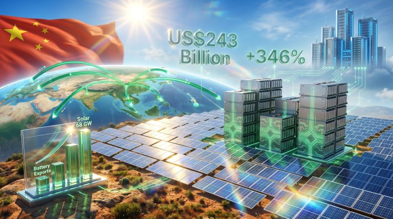 China green exports to the US surge infographic