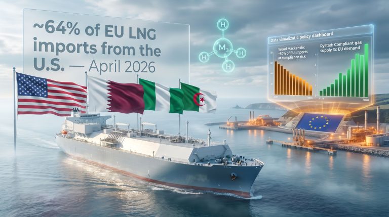 Qatar and the U.S. warn EU of gas crunch over methane regulation infographic