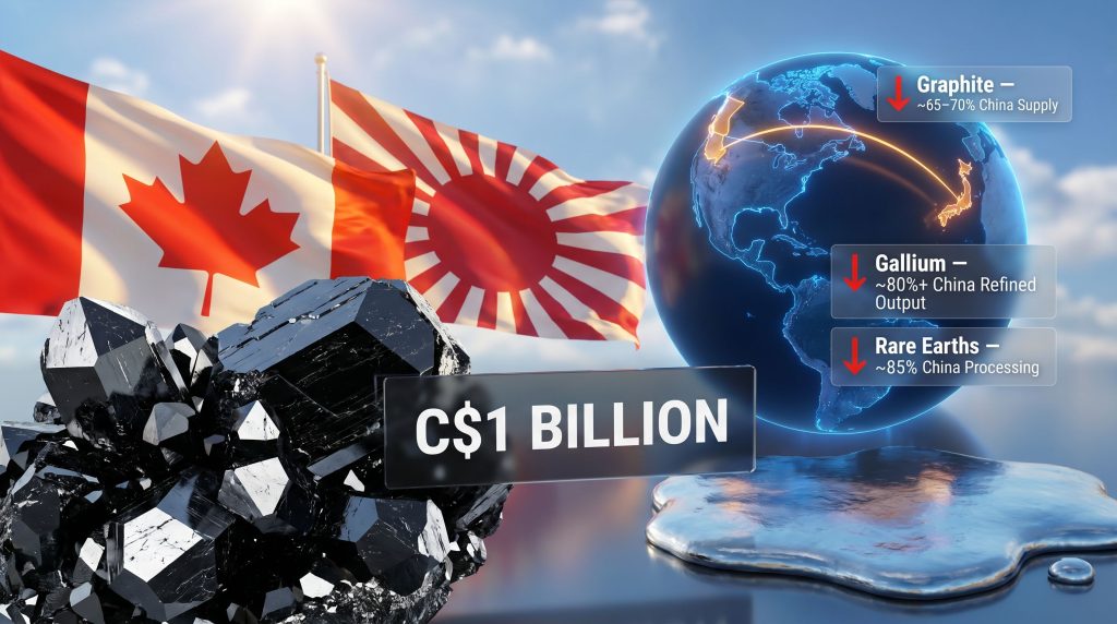 Canada and Japan critical minerals joint stockpiling strategy