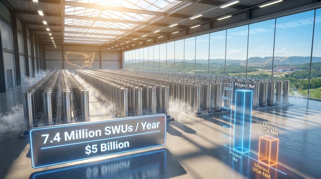 Orano Project Ike enrichment facility interior rendering