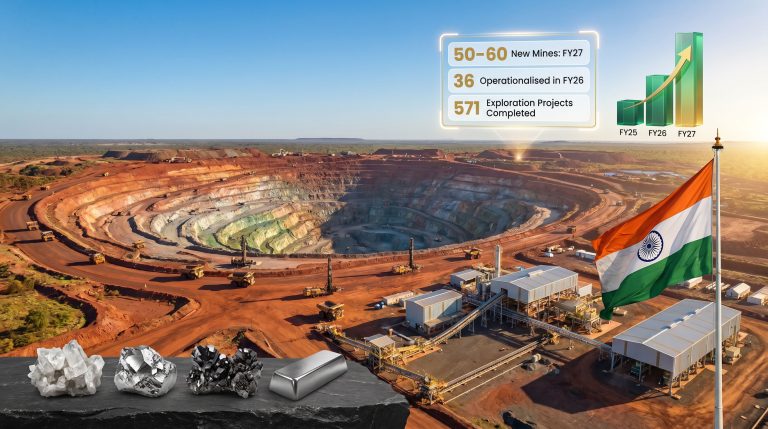 India plans to operationalise up to 60 mines in FY27 infographic