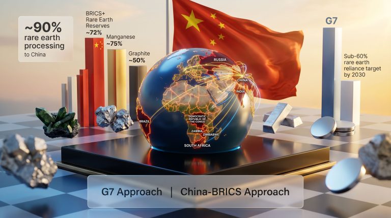 China BRICS critical minerals global supply chart