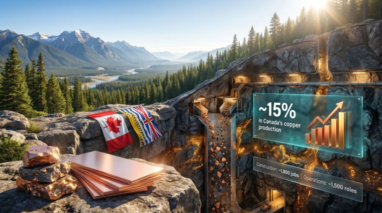 BC approves Red Chris Block Cave mine illustration