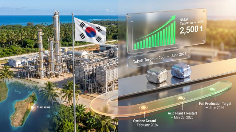Ambatovy resumes nickel production after cyclone infographic