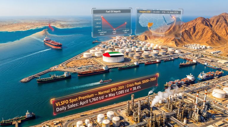 Fujairah VLSFO bunker supply crunch at port