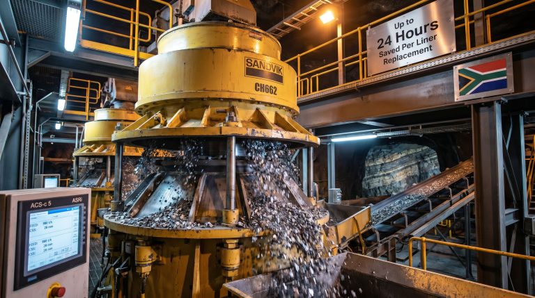 Sandvik CH662 crushers in South Africa platinum mining operation