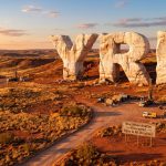 Yandal Resources Ltd-YRL-YRI mining site in desert landscape