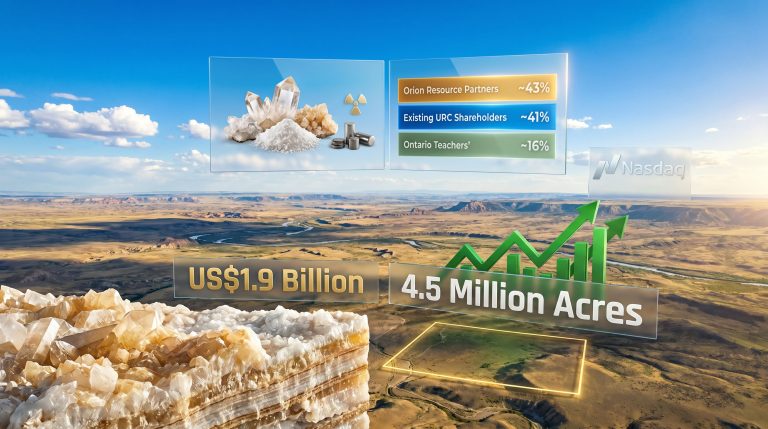 Uranium Royalty Corp Sweetwater arrangement infographic overview