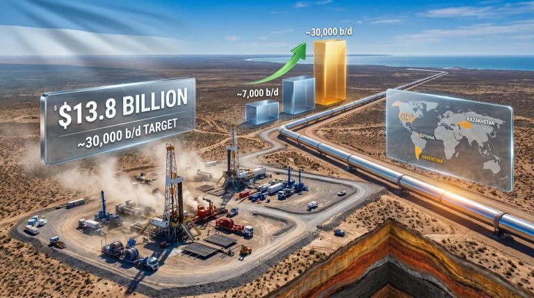 Chevron Argentina oil development proposal infographic