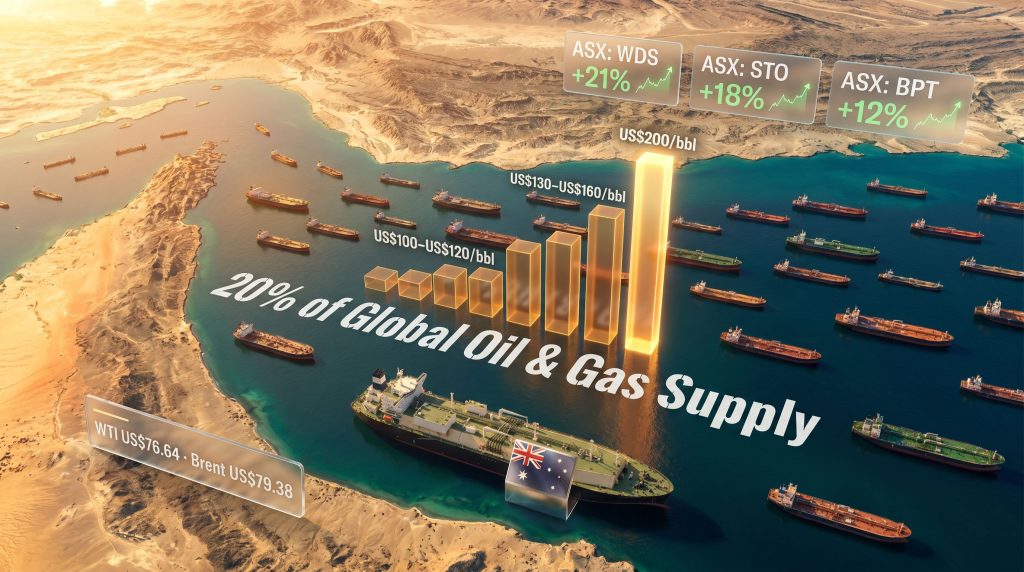Strait of Hormuz closure and ASX energy shares surge
