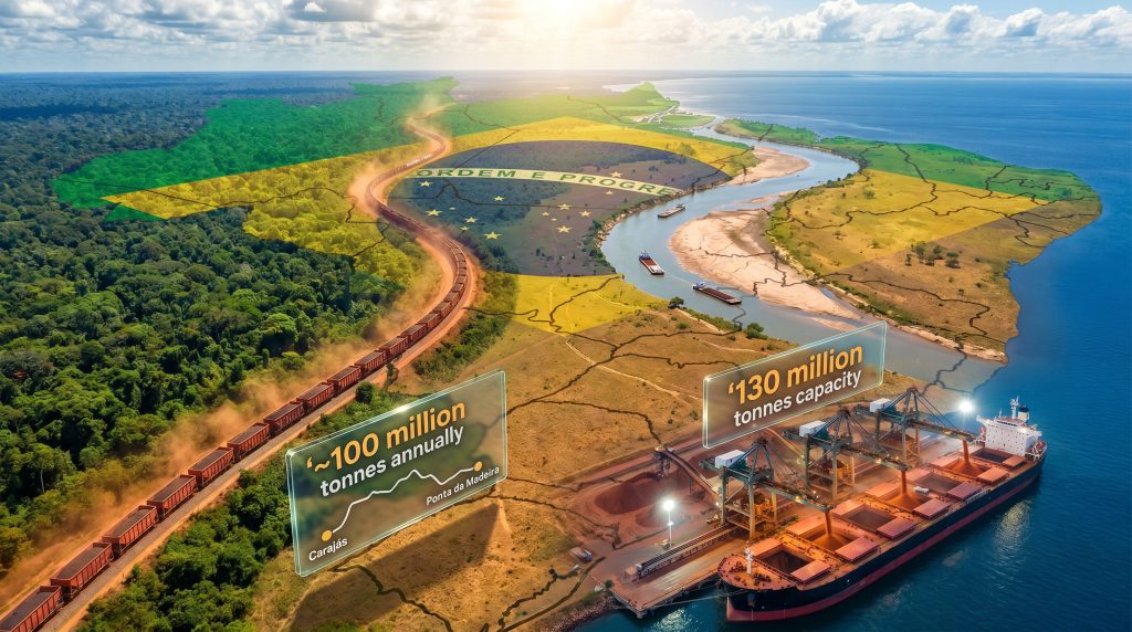 Brazil mining logistics rail-to-port corridor