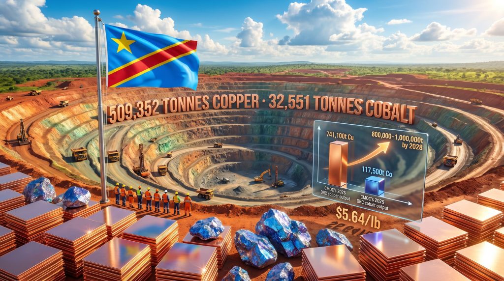 CMOC Congo copper mine strike infographic