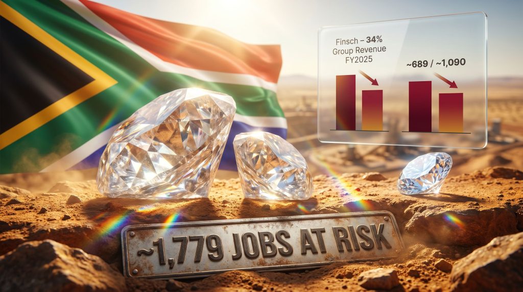 Petra Diamonds business rescue job losses graphic