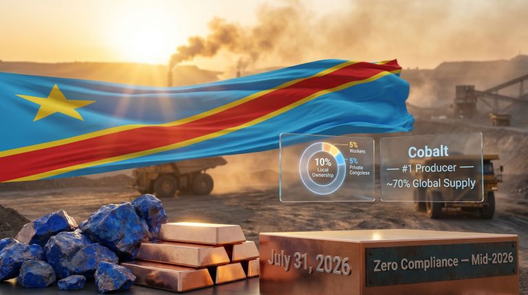 Congo 5% worker equity rule mining graphic