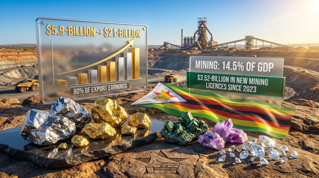 Zimbabwe mining investment beyond lithium growth infographic