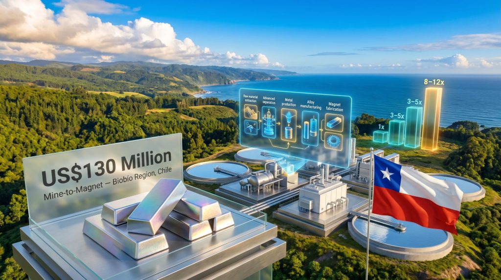 Aclara and CAP rare earth project in Chile investment graphic