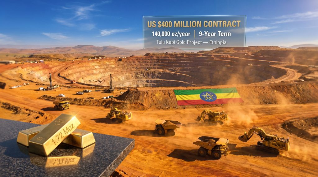 KEFI BCM Tulu Kapi mining contract image