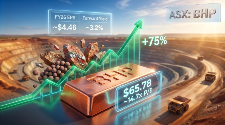 BHP shares at a record high buy or sell chart