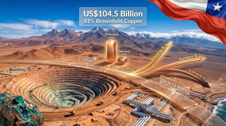 project execution speed and access to capital in Chile mining infographic