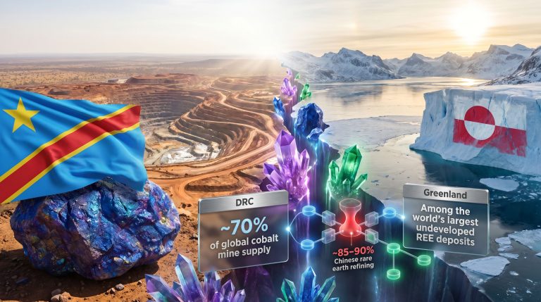 Western critical minerals supply chain DRC Greenland mining contrast