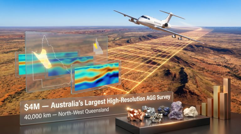 Queensland critical mineral survey aerial mapping project