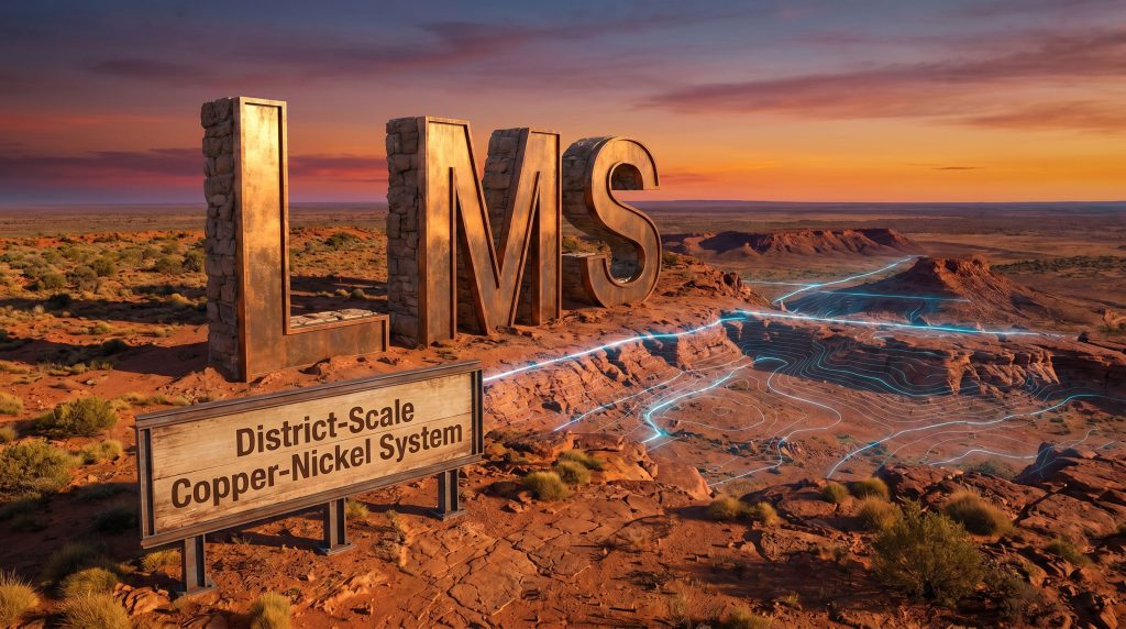 Litchfield Minerals Ltd-LMS-District-Scale Copper-Nickel System desert illustration