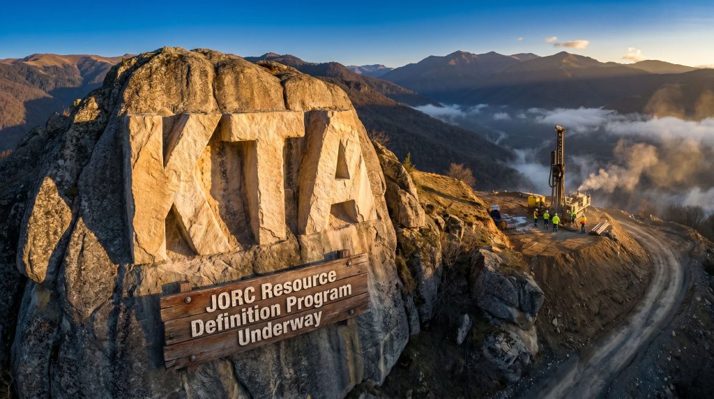Krakatoa Resources Ltd-KTA-KTA JORC Resource definition drilling site