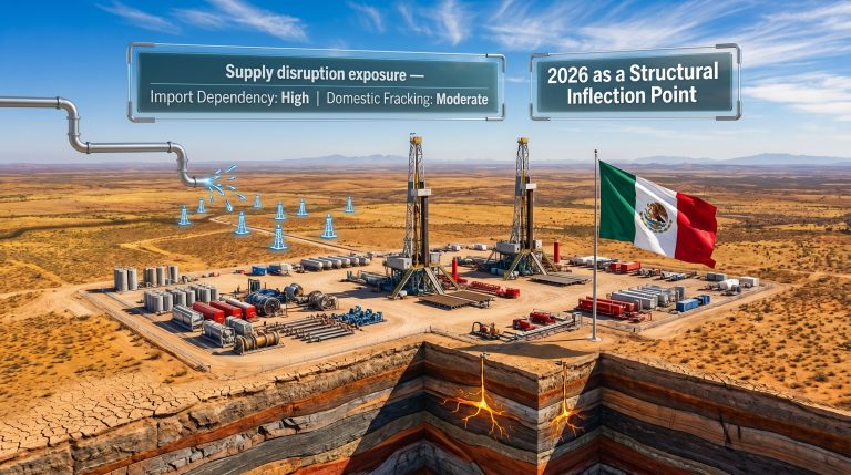 Fracking in Mexico for energy security infographic