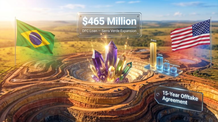 US government partner in rare earths project in Brazil mine expansion