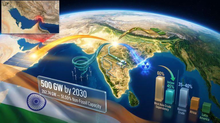 India energy diversification through renewables and imports