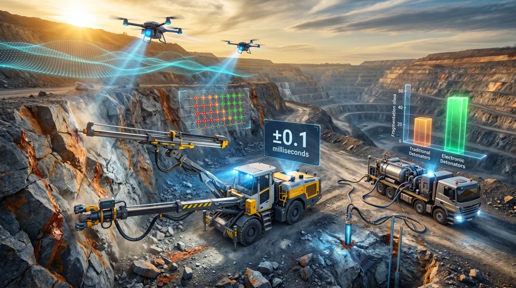Modern drilling and blasting advancements in mining
