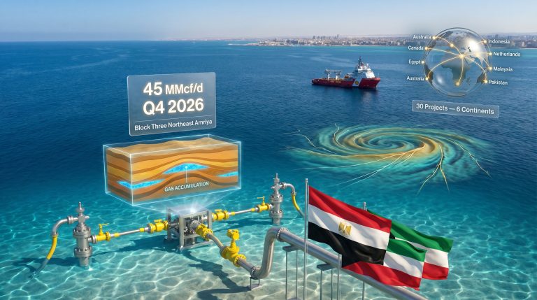 KPC Egypt gas project West Mena offshore development