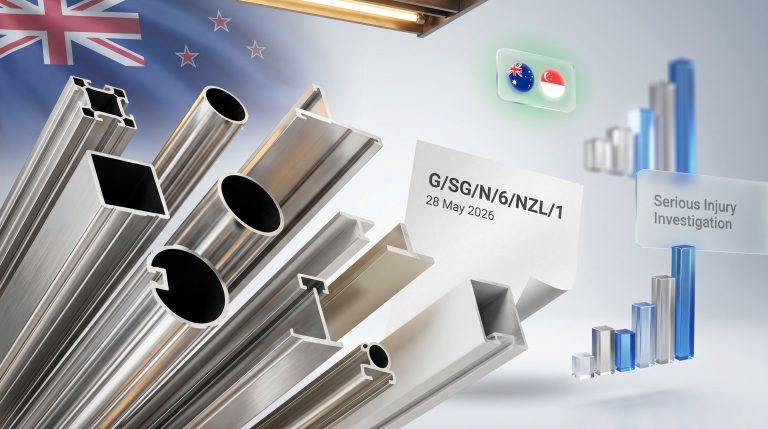 New Zealand safeguard investigation into aluminium extrusion imports graphic