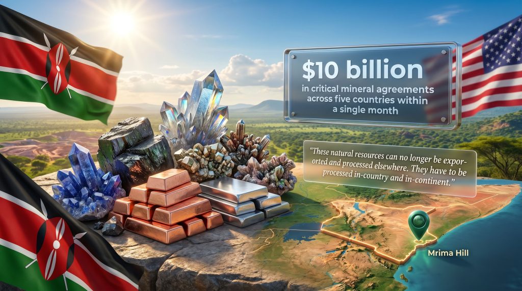 Kenya US critical minerals deal infographic