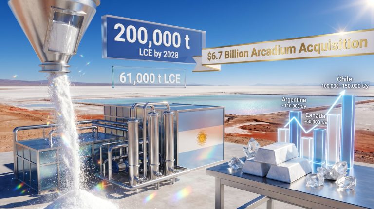 Rio Tinto lithium growth strategy infographic
