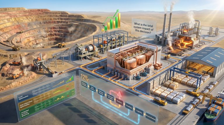 Whole-of-value-chain perspective in mining operations