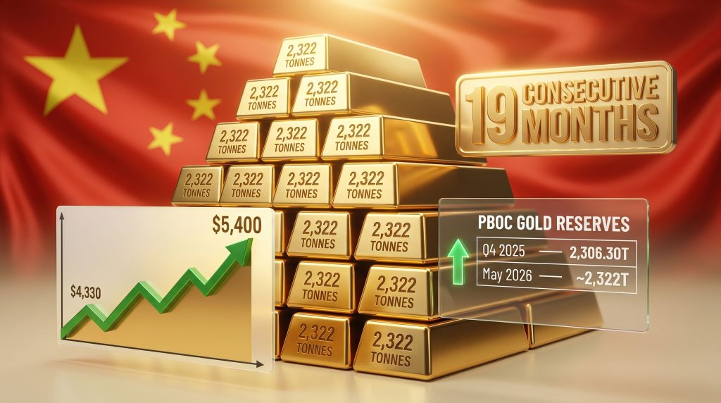 China PBOC gold buying boosts reserves