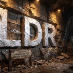 Lode Resources Ltd-LDR-LDR cave wall mineral discovery sign
